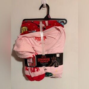 NWT Stranger Things 3-Piece Pajama Set